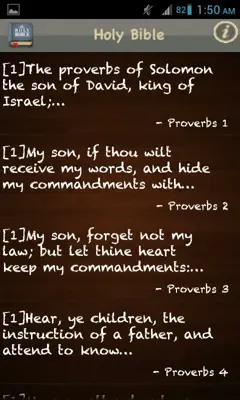 Holy Bible (KJV) android App screenshot 1